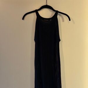 Tahari Black Swim Coverup